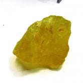 238.5 Ct Natural SAPPHIRE Huge Rough Earth Mined CERTIFIED Yellow Loose Gemstone
